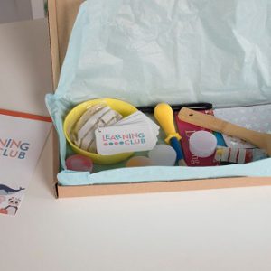 Learning Club Monthly subscription box from Learning club