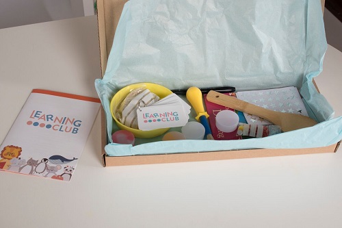 Learning Club Monthly subscription box from Learning club